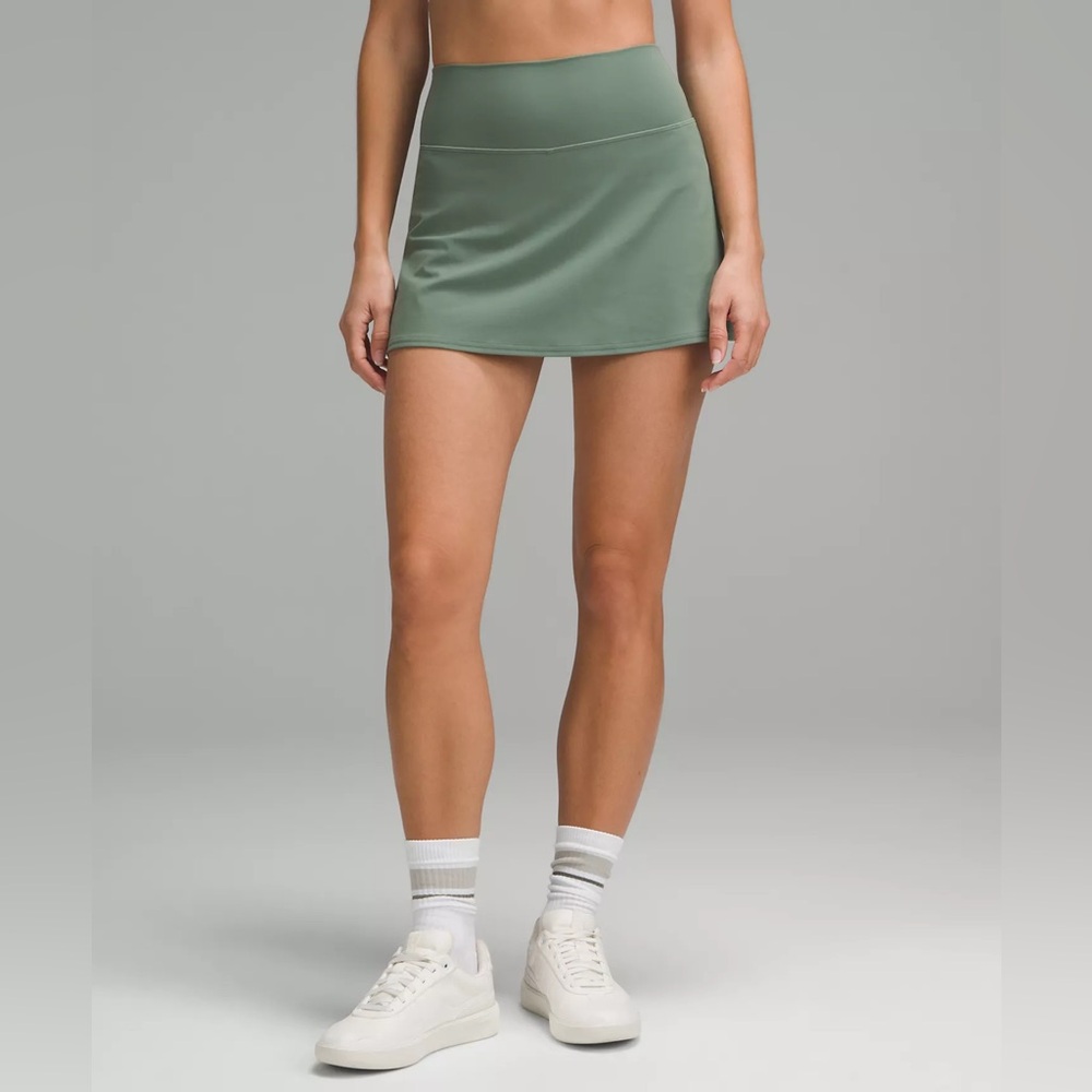 Lululemon Align High Rise Skirt size 2/4/6 Grey Eucalyptus GREU